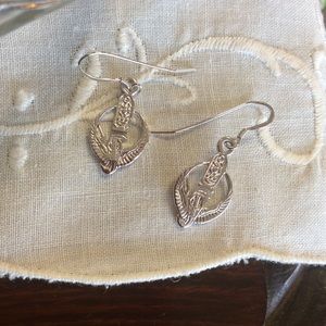 Vintage Jewelry - 💫Egyptian Bird Flight 925 Silver Mini Earrings Vintage Jewelry - 💫Egyptian Bird Flight 925 Silver Mini Earrings